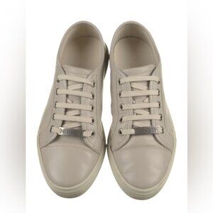 Gucci Men's Mirosoft Leather Low Top Sneakers 6.5 G (US Men's 7) Authentic